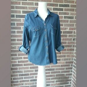 Love Fire Denim Shirt